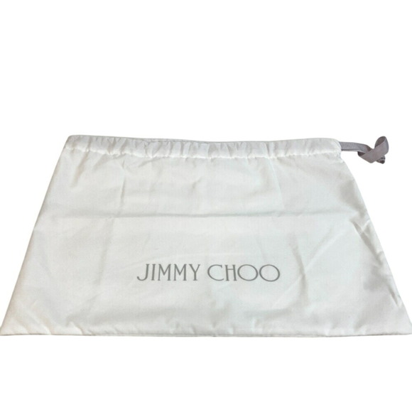 JIMMY CHOO 2-Way Basket Beach Tote Bag, Shoulder Beige, Women's - Picture 9 of 10